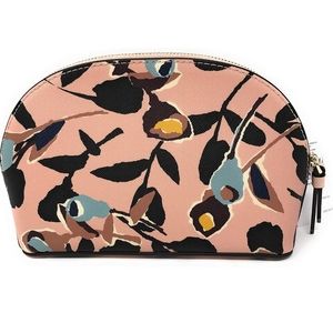 NWT Kate Spade Cameron Paper Rose Cosmetic Bag